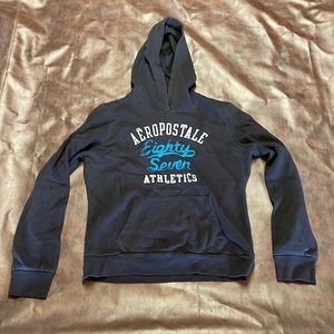 Aeropostale hoodie, black size XL